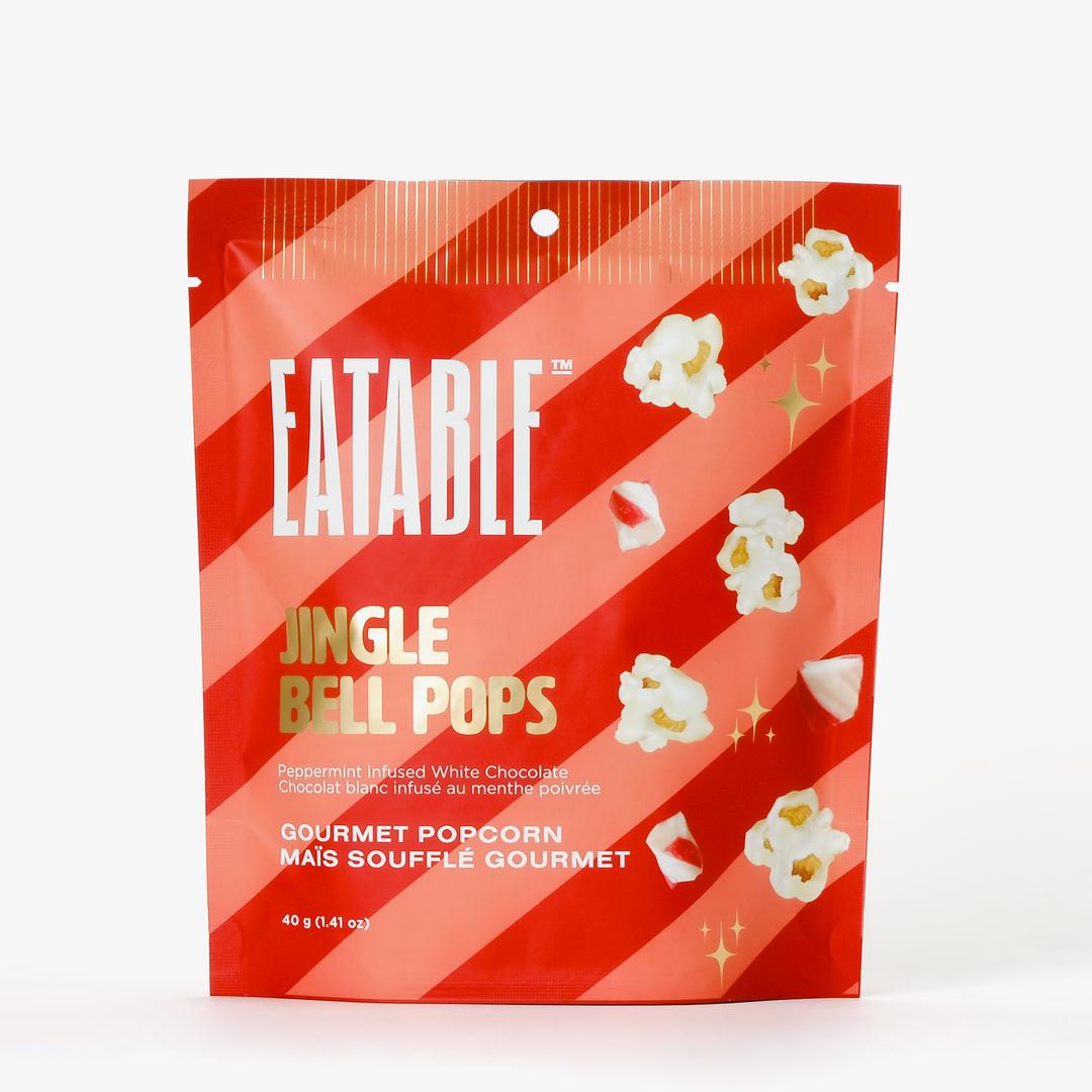 Jingle Bell Pops White Chocolate Christmas Popcorn