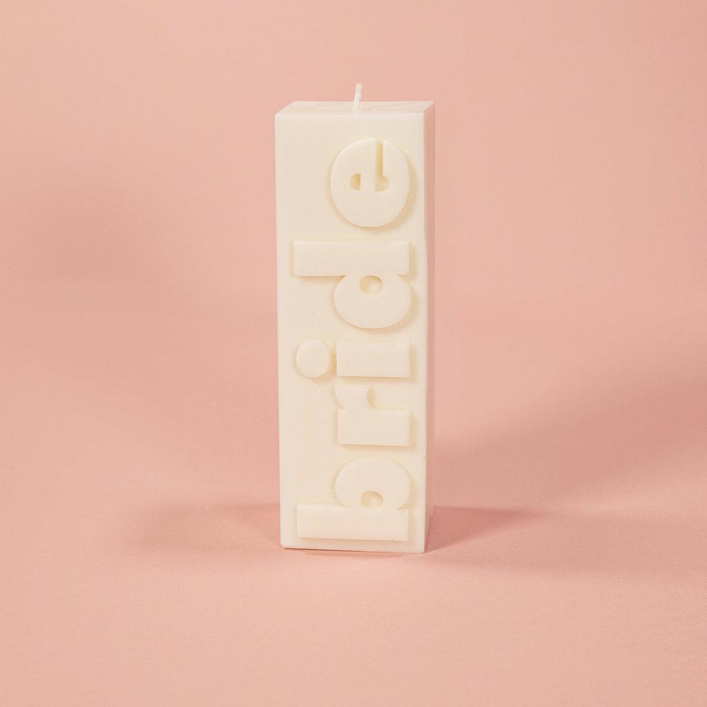 Bride Block Candle