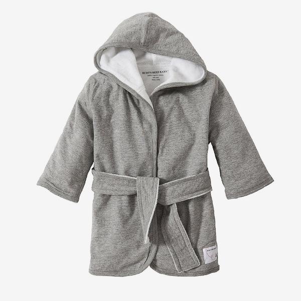 Organic Cotton Knit Terry Hooded Robe